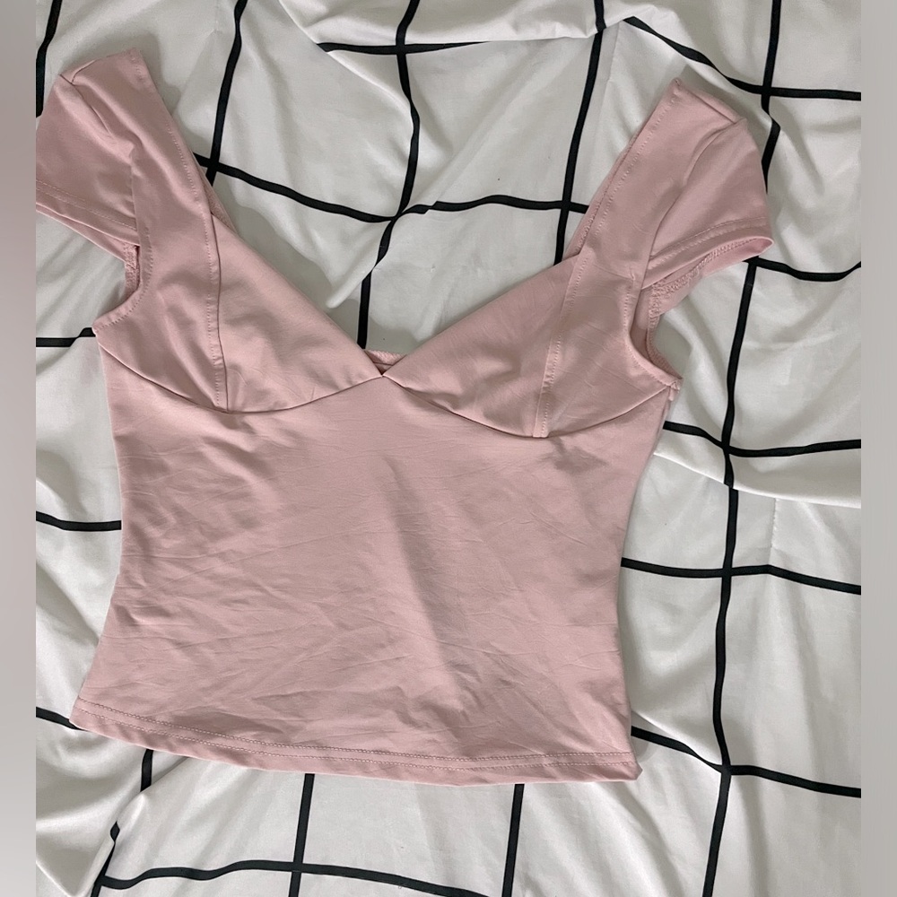 2 for $8 | Light pink sweetheart top